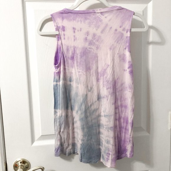 NWOT Athletic Tie Dye Workout Tank - Picture 4 of 5
